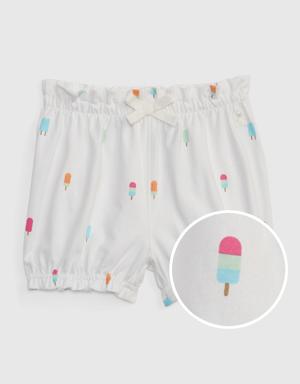 Gap Baby 100% Organic Cotton Mix and Match Pull-On Shorts white