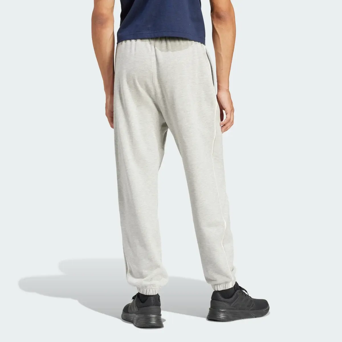 Adidas Lounge French Terry Colored Mélange Pants. 2