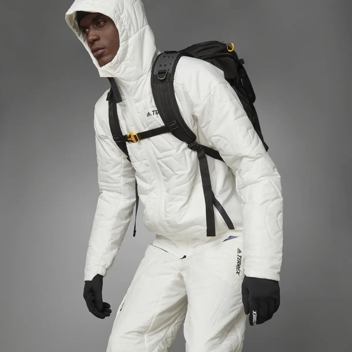 Adidas Terrex MYSHELTER PrimaLoft Hooded Padded Jacket. 3