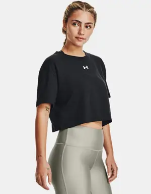 Women's UA Crop Sportstyle Logo Short Sleeve