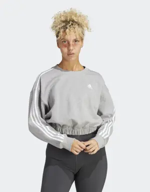 Essentials 3-Stripes Crop Sweatshirt