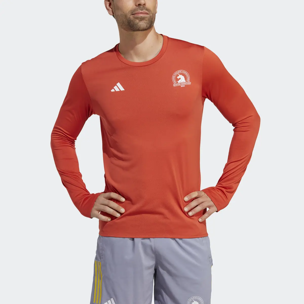 Adidas Boston Marathon® 2023 Long Sleeve Running Tee. 1
