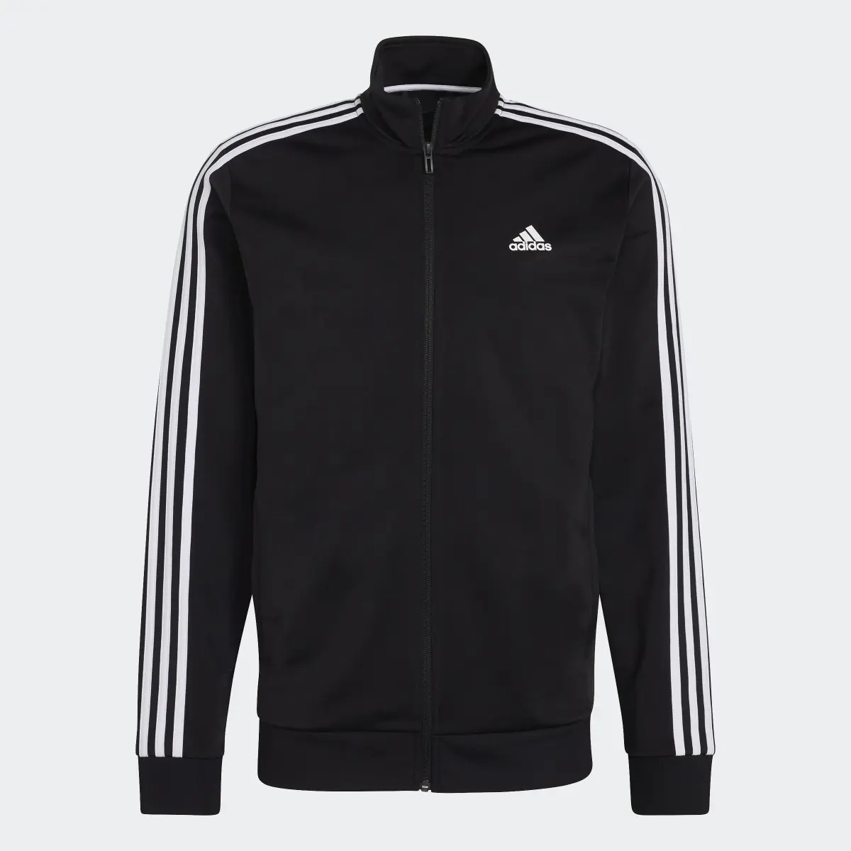 Adidas Essentials Warm-Up 3-Stripes Track Jacket. 1