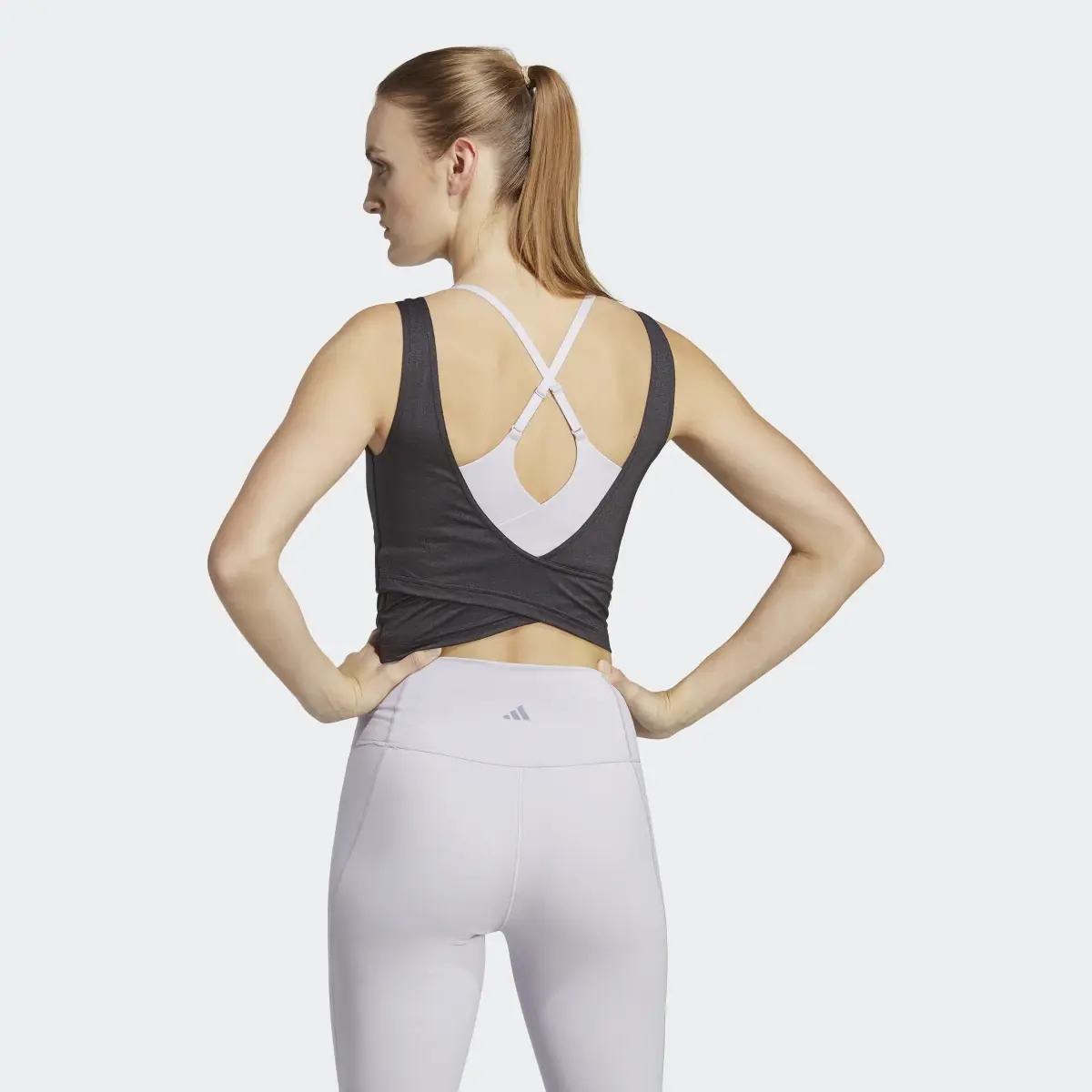 Adidas Yoga Studio Crop Tank Top. 3