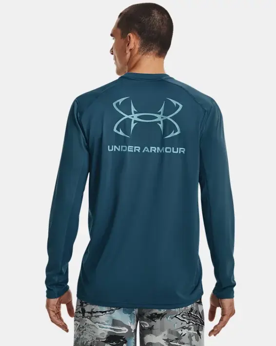 Under Armour Men's UA Iso-Chill Shorebreak Back Hook Long Sleeve. 2