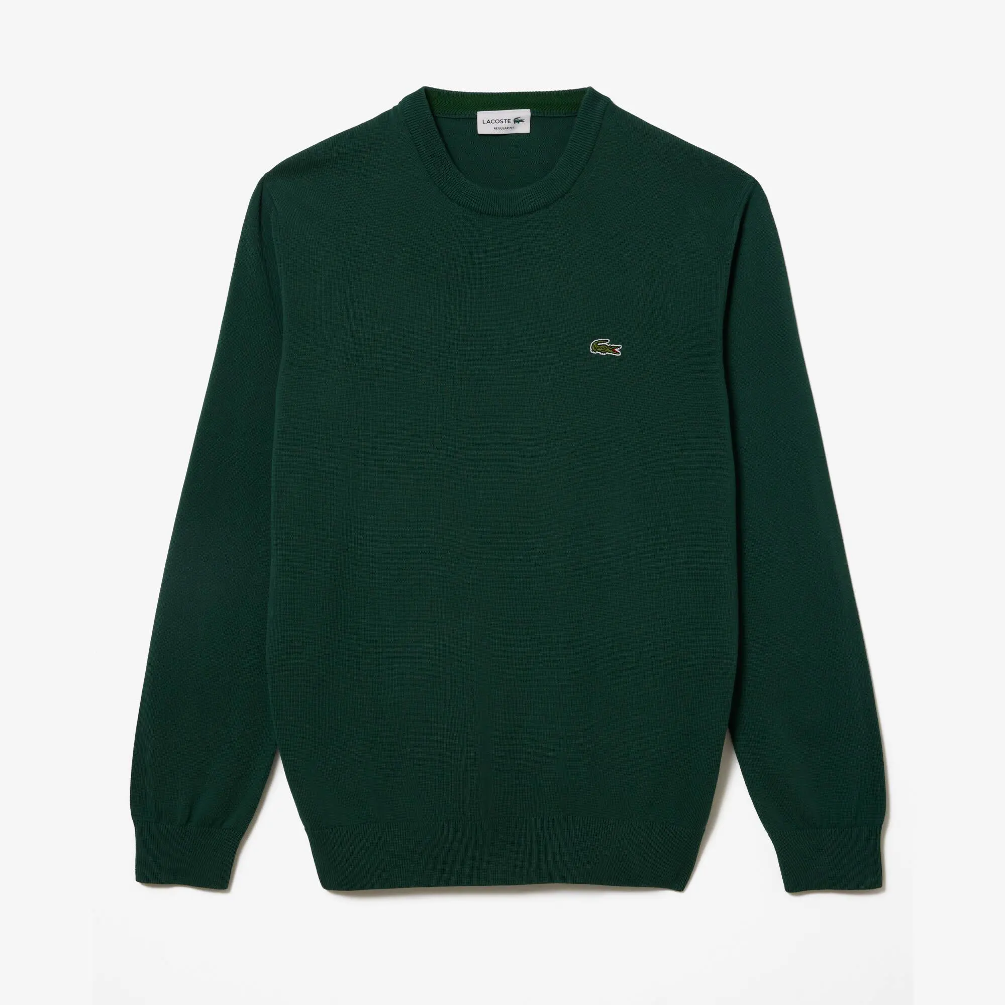 Lacoste Men's Organic Cotton Crew Neck Sweater. 2