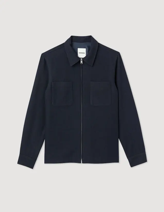 Sandro Wool overshirt. 2