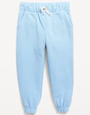 Unisex Cinched-Hem Jogger Sweatpants for Toddler blue