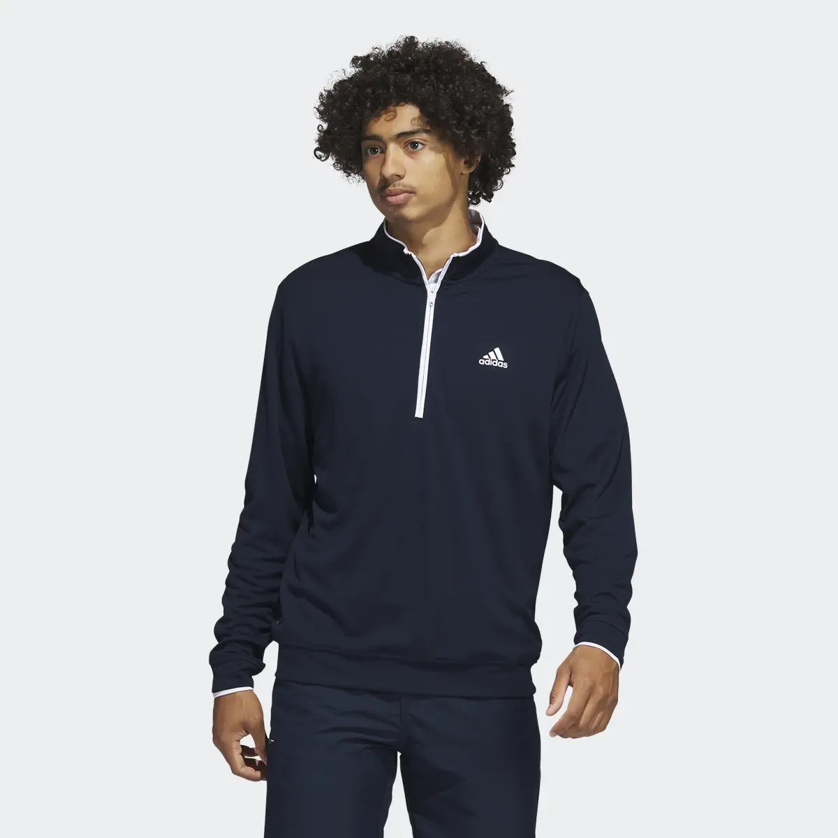 Adidas Quarter-Zip Golf Pullover. 2