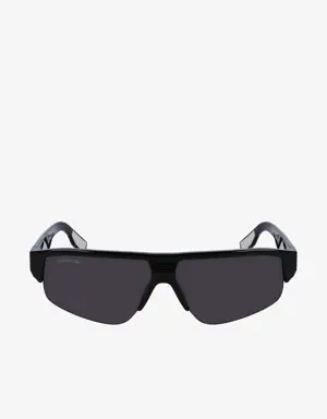 Lacoste Masken Sonnenbrille ACTIVE mit eckigem Rahmen