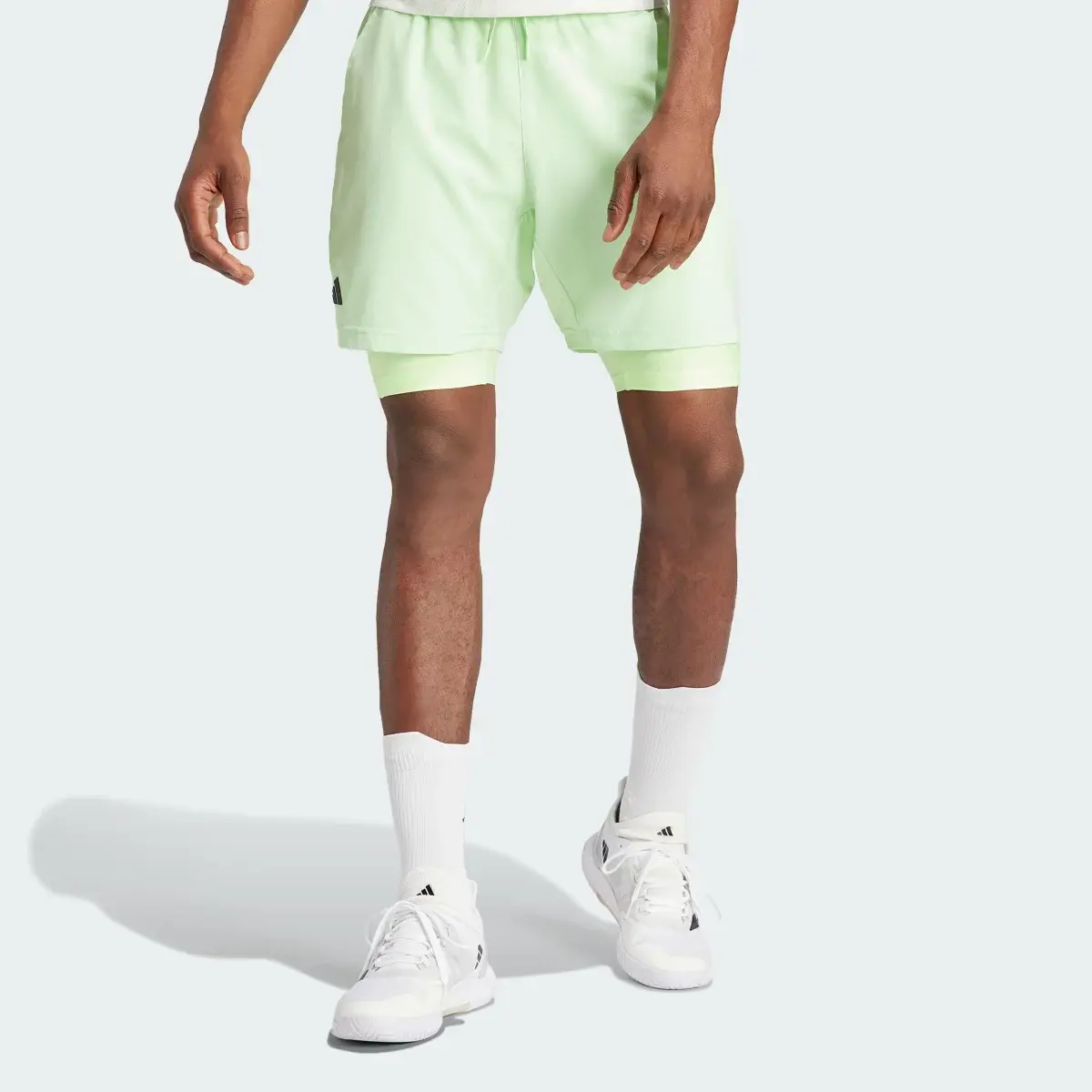 Adidas Tennis HEAT.RDY Shorts and Inner Shorts Set. 1