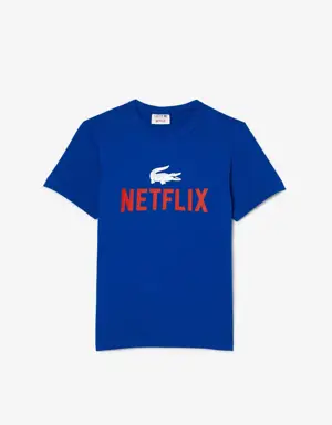 Kids’ Lacoste x Netflix Organic Cotton Print T-shirt