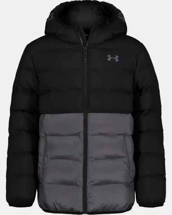 Under Armour Toddler Boys' UA Pronto Colorblock Puffer Jacket. 1