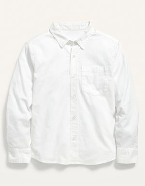 Old Navy Lightweight Oxford Uniform Shirt for Boys white