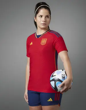 Spain Women's Team 22 Home Authentic Jersey