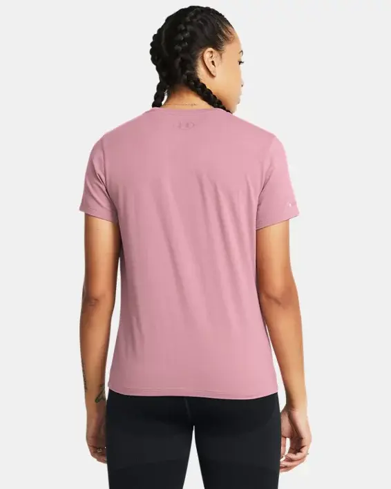 Under Armour Women's UA Icon Charged Cotton® Short Sleeve. 2