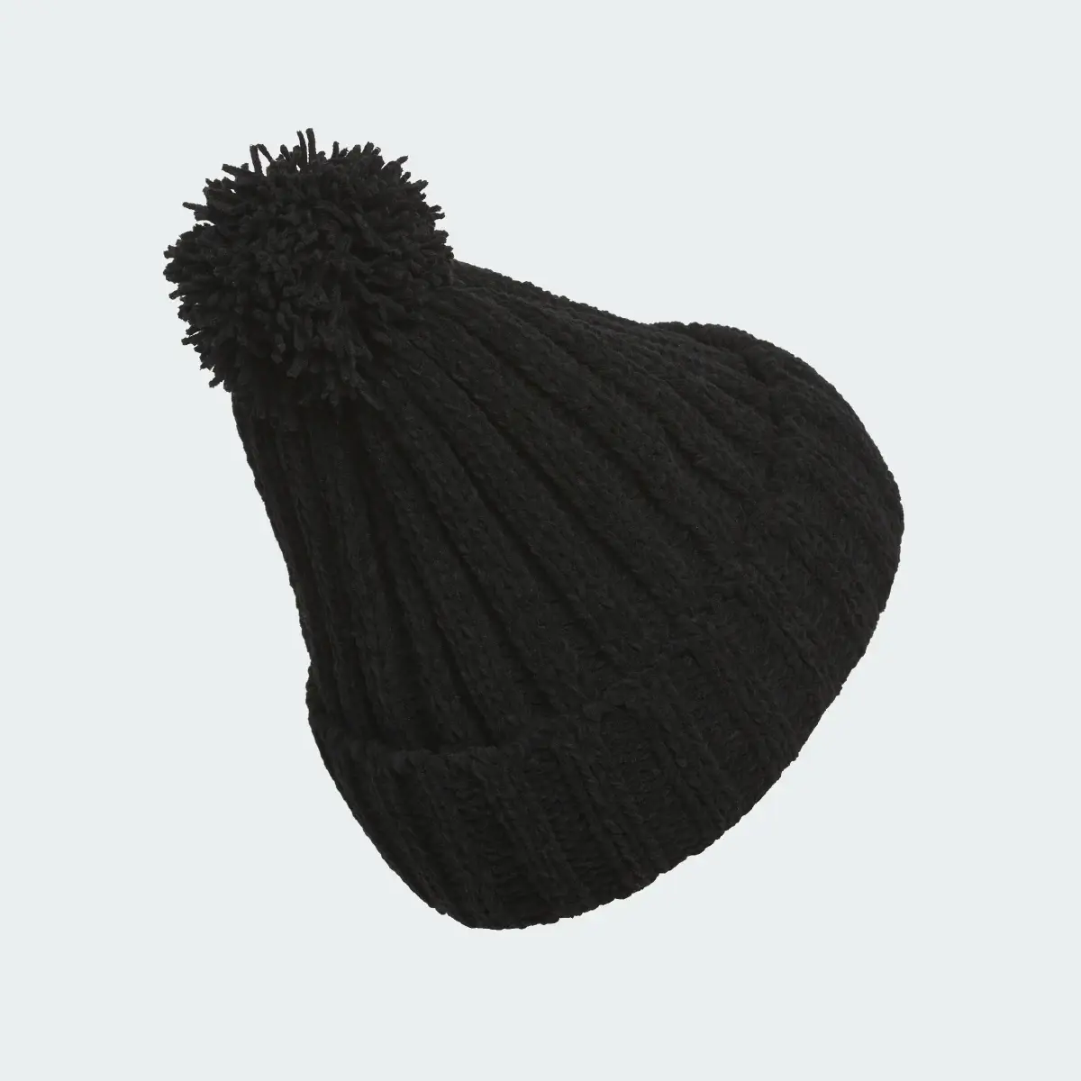 Adidas Chenille Cable-Knit Pom Beanie. 3