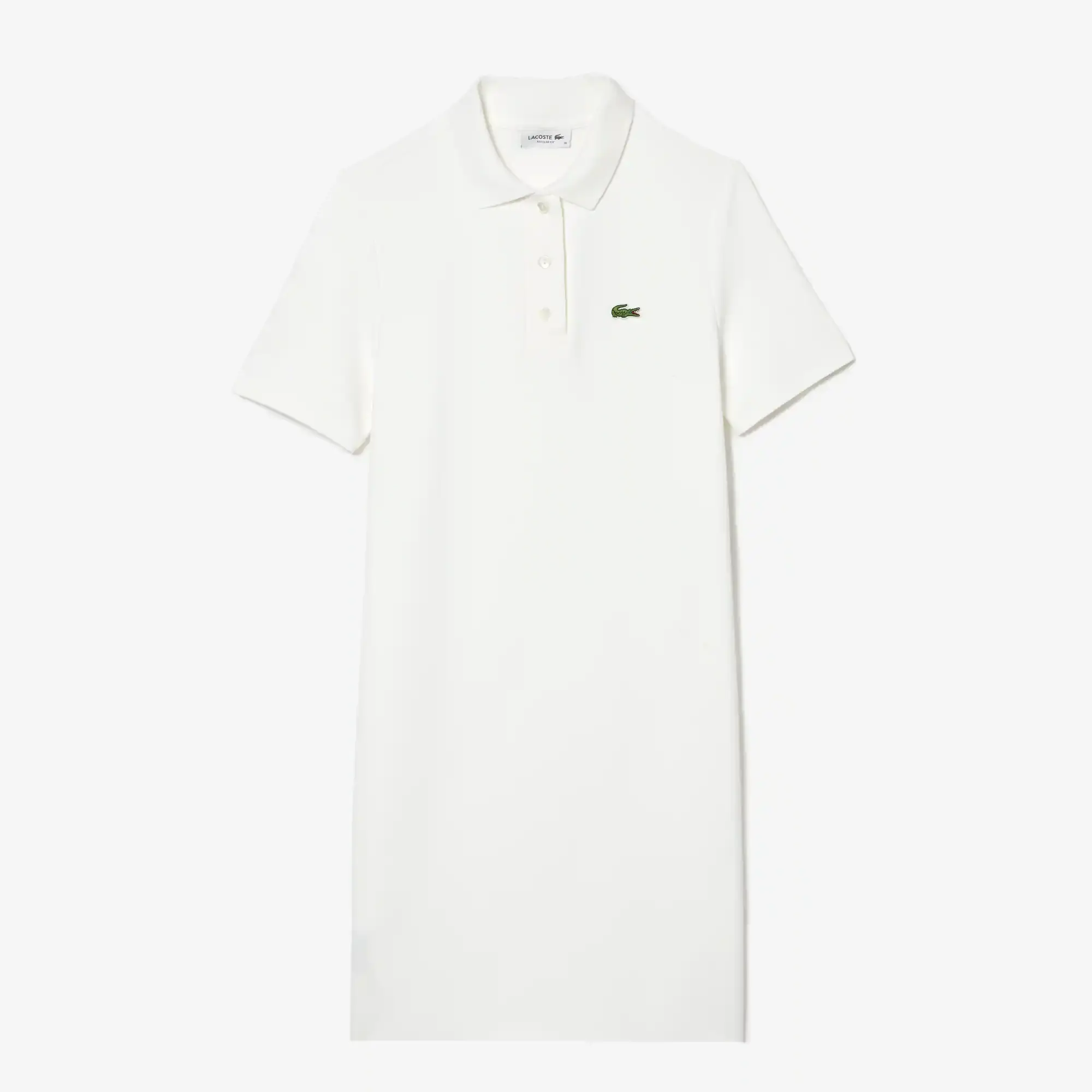 Lacoste Women’s Trumpet Sleeve Piqué Polo Dress. 2