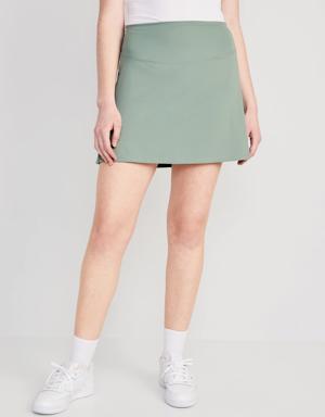 Old Navy Extra High-Waisted PowerSoft Skort green