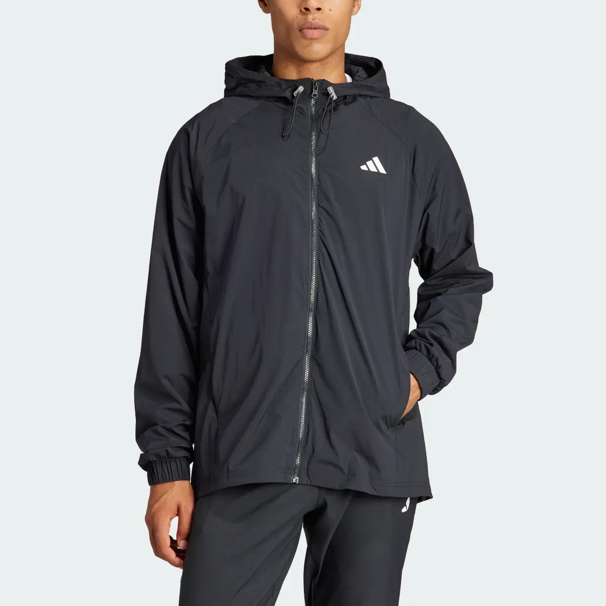 Adidas Tennis Pro Semi-Transparent Jacke. 1