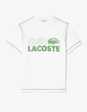 Men’s Lacoste Vintage Print Organic Cotton T-shirt