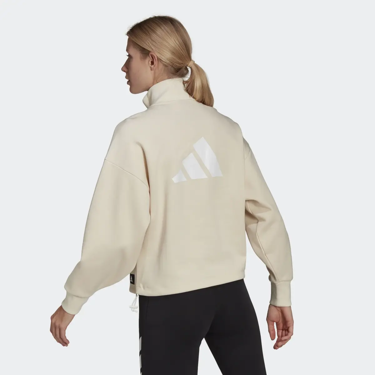 Adidas Sweatshirt Fecho a 1/4 Future Icons adidas Sportswear. 3