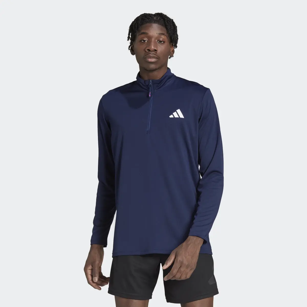 Adidas Camiseta manga larga Train Essentials Seasonal Training 1/4-Zip. 2