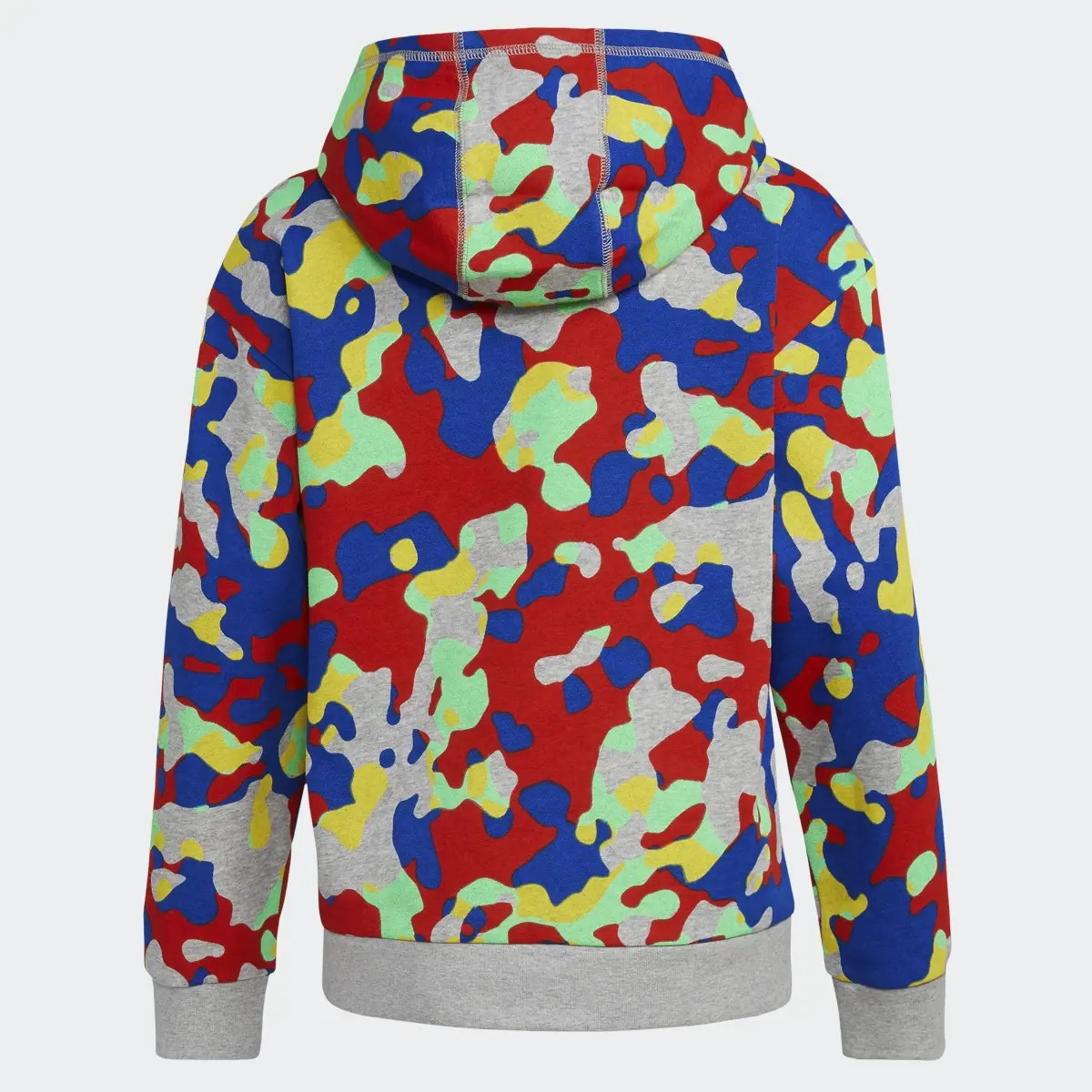 Adidas Camo Allover Print Pullover Hoodie. 3