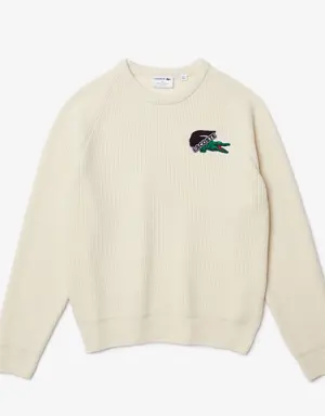 Pull homme Lacoste Holiday badge grand crocodile