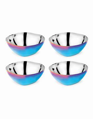 Pack of 4 Smart Snacking Bowls blue