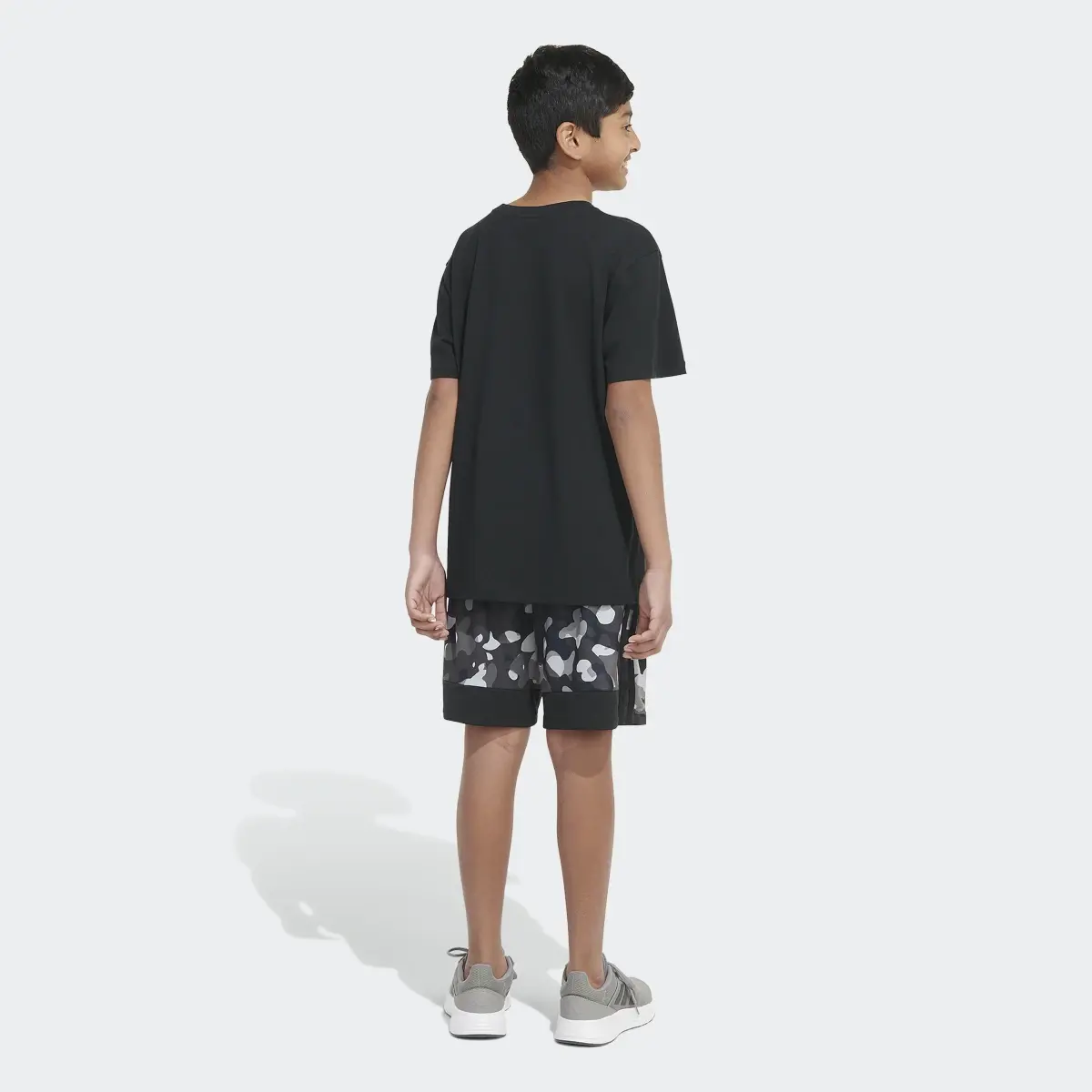 Adidas Core Camo Allover Print Shorts (Extended Size). 2