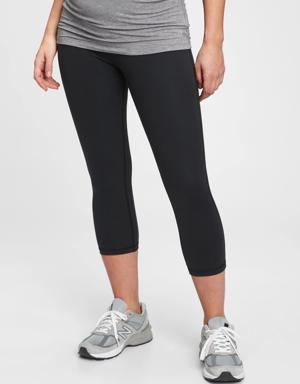 Maternity GapFit Blackout Under-Belly Capris black