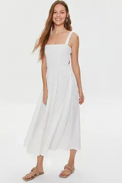 Forever 21 Forever 21 Kendall + Kylie Caged Midi Dress White. 2