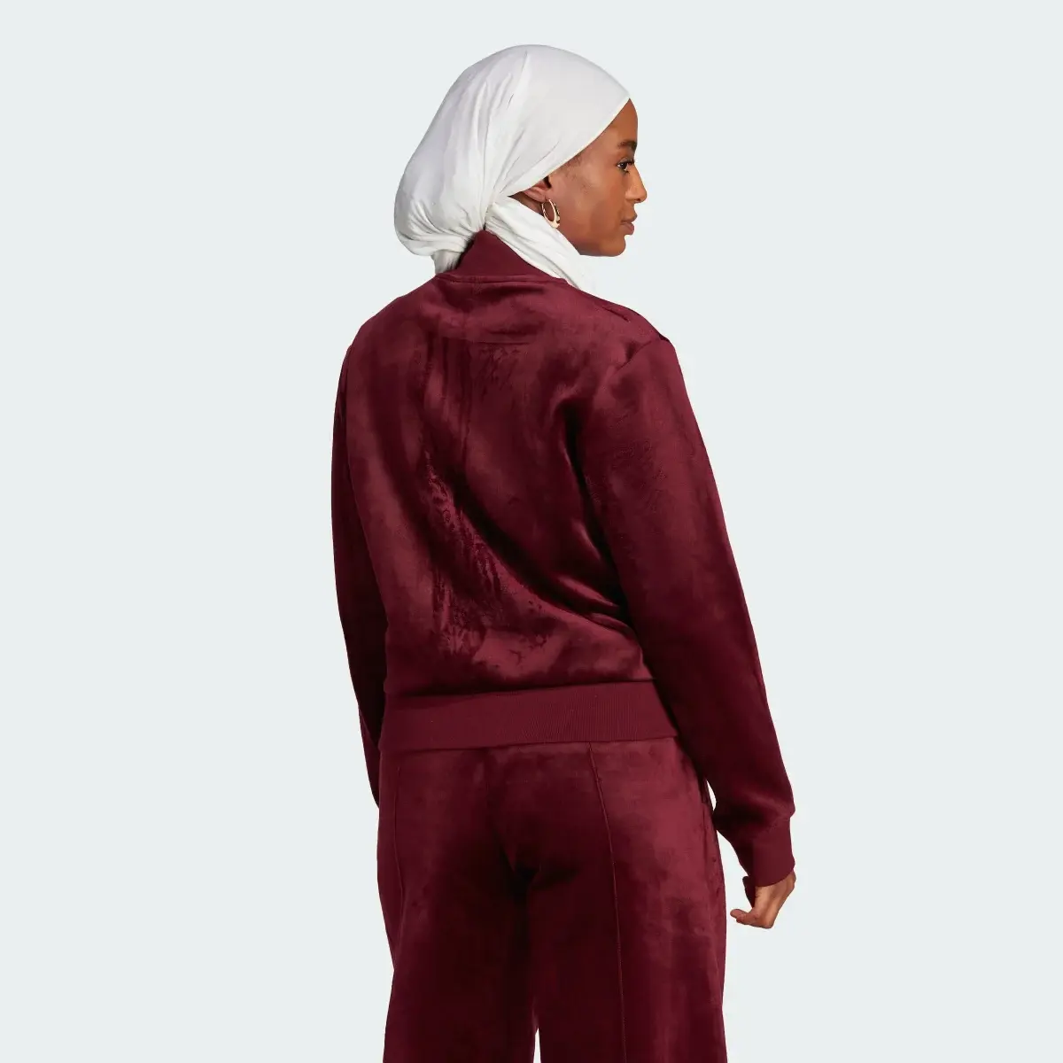 Adidas Premium Essentials Velour Track Top. 3