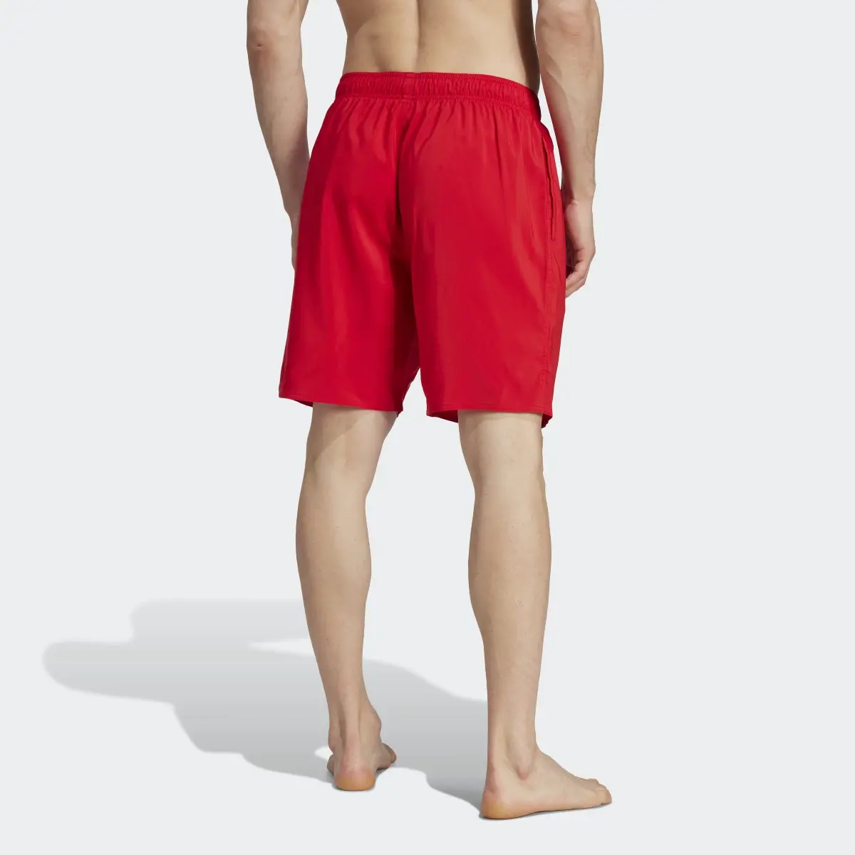 Adidas Solid CLX Classic-Length Swim Shorts. 2