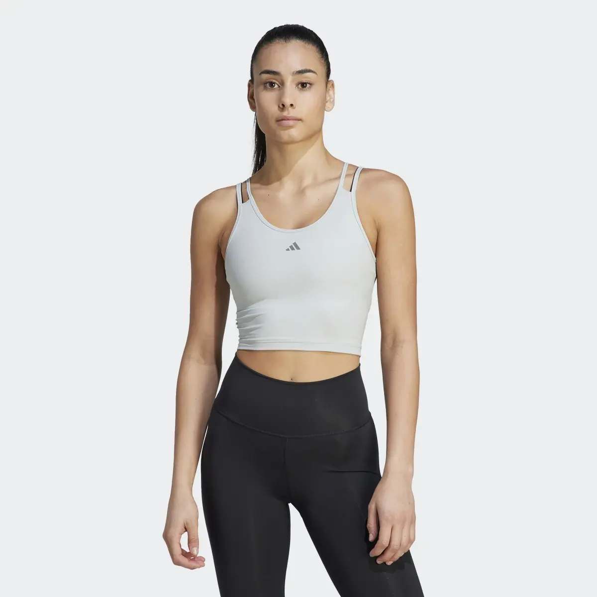 Adidas HIIT HEAT.RDY Crop Tank Top. 2