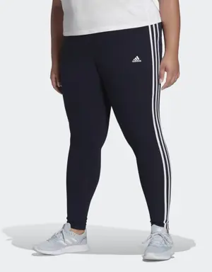 Adidas Essentials 3-Stripes Leggings (Plus Size)