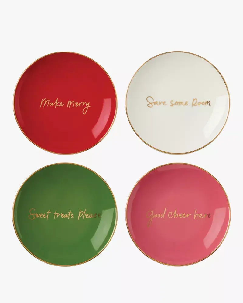 Kate Spade Be Jolly Tidbit Plate Set. 1