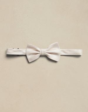 Grenadine Silk Bow Tie beige