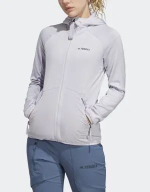 Adidas TERREX Tech Fleece Light Hooded Hiking Jacket