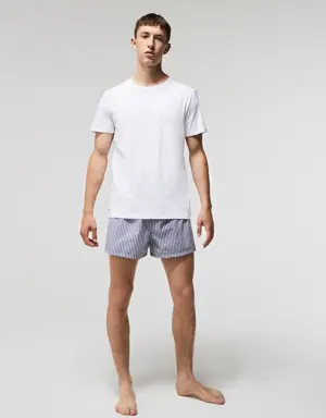 Lacoste Men's Crew Neck Plain Cotton T-Shirt 3-Pack