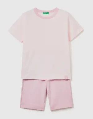 short pyjamas in lightweight cotton