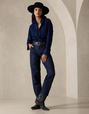 The Relaxed Taper Jean blue