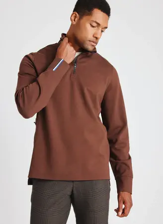 Kit And Ace Comfort Quarter Zip. 1