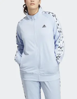 Adidas Essentials Warm-Up Tricot Slim 3-Stripes Track Jacket (Plus Size)