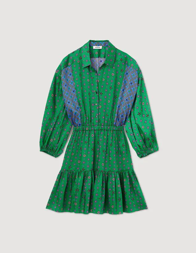 Sandro Printed shirt dress Login to add to Wish list. 2