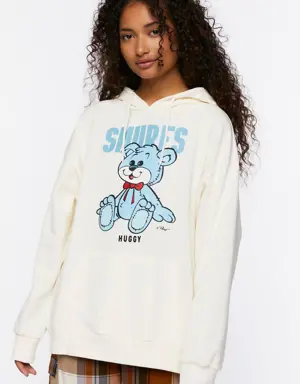 Forever 21 Smurfs Graphic Pullover White/Multi