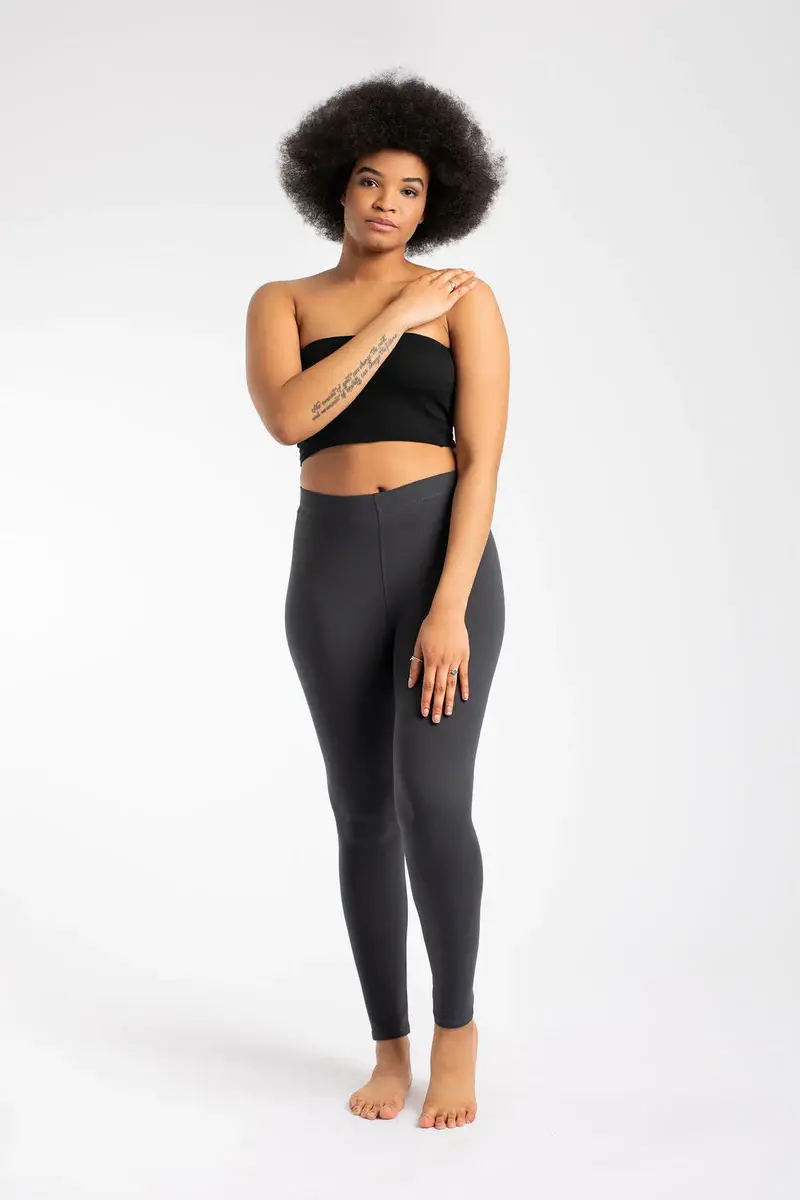 Just Cozy Charcoal - All Season Leggings - XS-S. 2