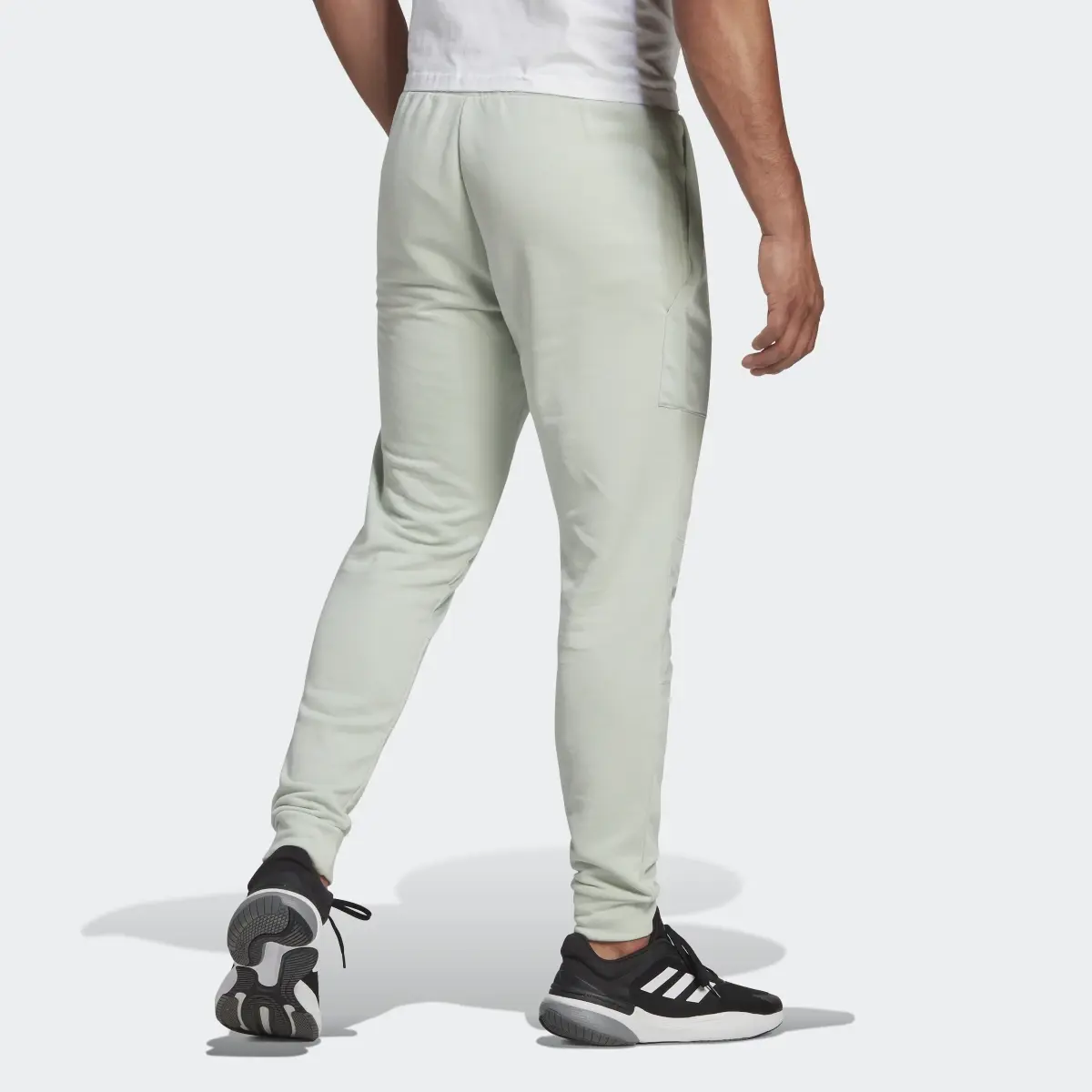 Adidas Essentials BrandLove French Terry Joggers. 2
