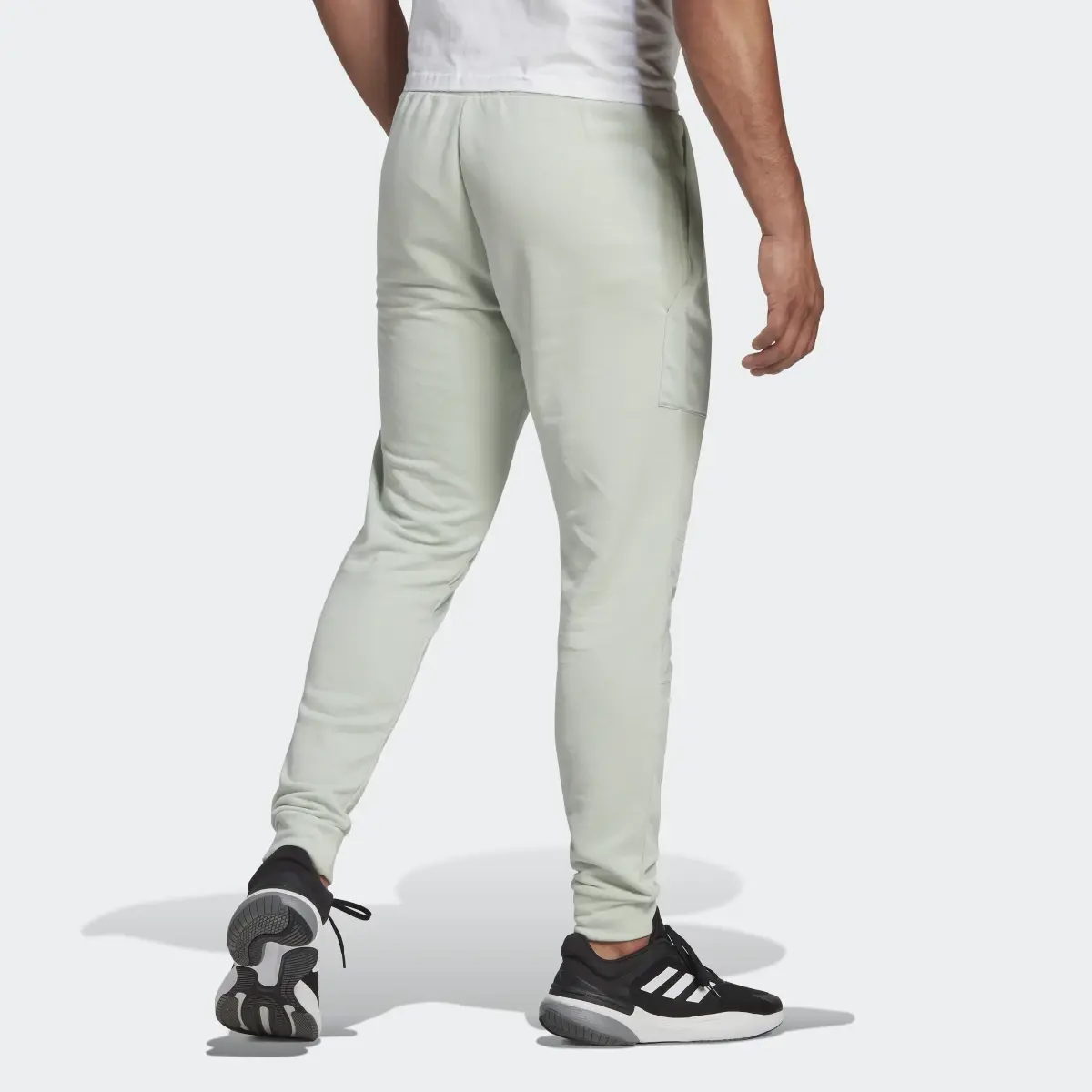 Adidas Essentials BrandLove French Terry Pants. 2